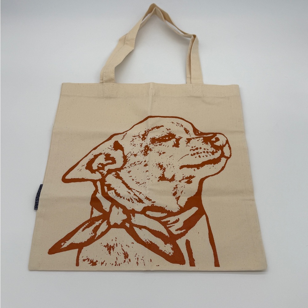 Chihuahua Print Canvas Tote Bag